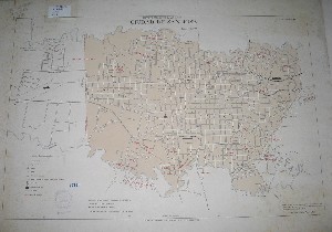 Mapa Ciudad de San José1956